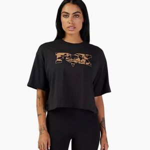Fox Cienga Women's Black Crop Tee
